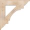 Ekena Millwork Merced Traditional Smooth Bracket, Douglas Fir, 5 1/2"W x 32"D x 32"H BKT06X32X32MRC01SDF - alternate 4